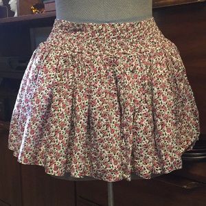 PINK Victoria’s Secret Floral Mini Skirt Large